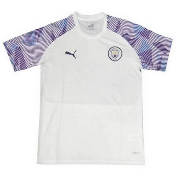 Camiseta de Entrenamiento Manchester City 2020/21 Blanco Purpura